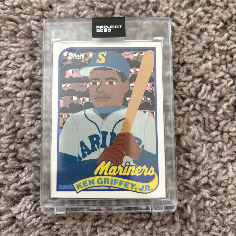 KEN GRIFFEY JR. 2020 TOPPS PROJECT 2020 BY KEITH SHORE #88 MARINERS Q7540